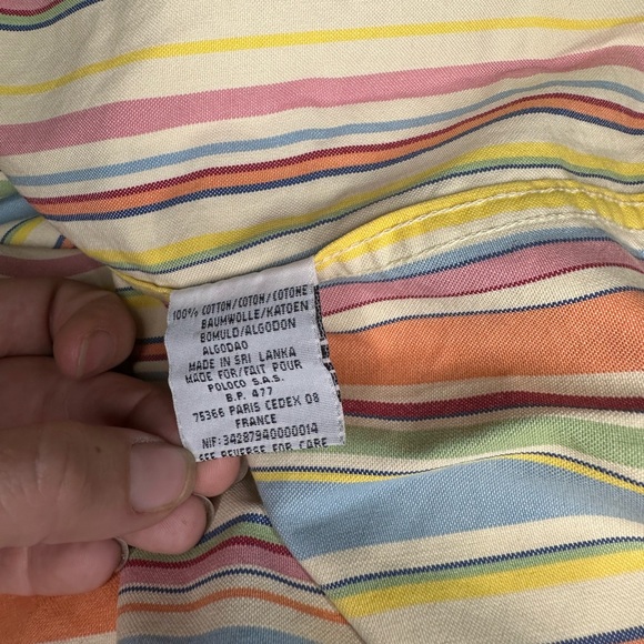 Vintage Polo Ralph Lauren Blake Button Down Shirt size large - Picture 5 of 6